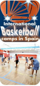 Stage international de basket en Espagne