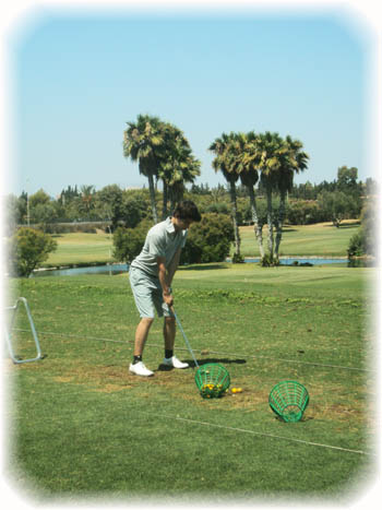 École de golf pour jeunes en Espagne